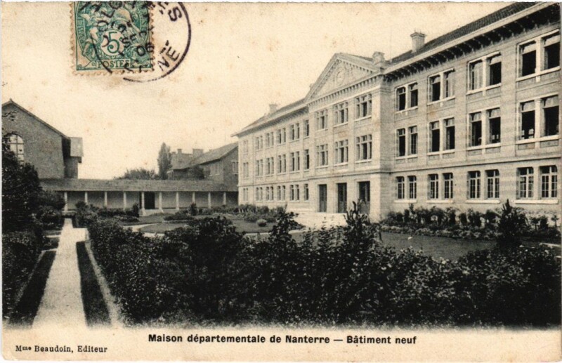 Carte postale ancienne Nanterre Maison Departementale - Batiment Neuf à Nanterre