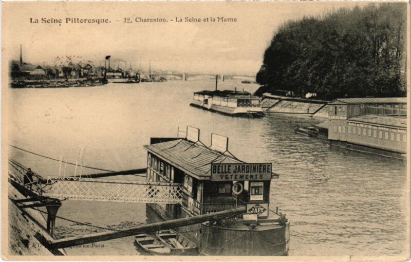 Carte postale ancienne Charenton La Seine et la Marne