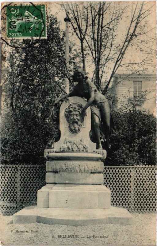 Carte postale ancienne Bellevue La Fontaine