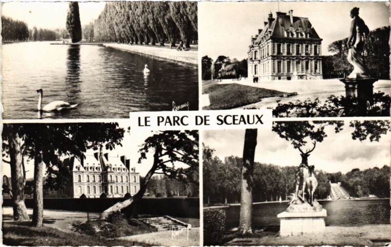 Carte postale ancienne Sceaux Le Parc - Scenes à Sceaux