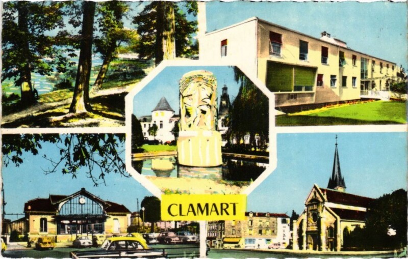 Carte postale ancienne Clamart Scenes à Clamart