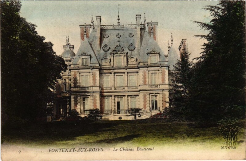Carte postale ancienne Fontenay-aux-Roses Le Chateau Boucicaut à Fontenay-aux-Roses
