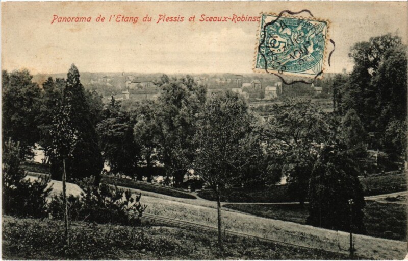Carte postale ancienne Le Plessis-Robinson Sceaux - Panorama de l'Etang au Plessis-Robinson