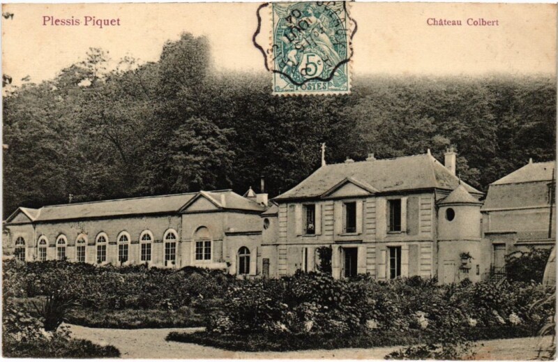 Carte postale ancienne Le Plessis-Robinson Piquet - Chateau Colbert au Plessis-Robinson