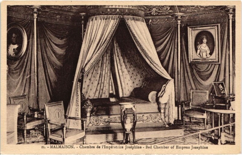 Carte postale ancienne Rueil-Malmaison Malmaison - Chambre de l'Imperatrice Josephine à Rueil-Malmaison