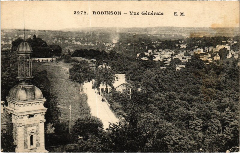 Carte postale ancienne Le Plessis-Robinson Vue Generale au Plessis-Robinson