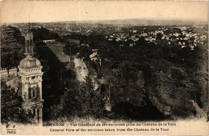 Carte postale ancienne Le Plessis-Robinson Vue Generale au Plessis-Robinson
