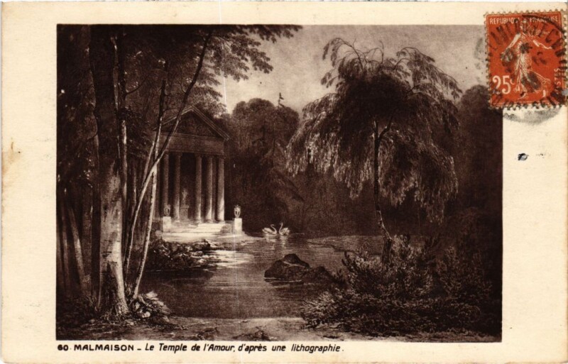 Carte postale ancienne Rueil-Malmaison Malmaison - Le Temple de l'Amour à Rueil-Malmaison