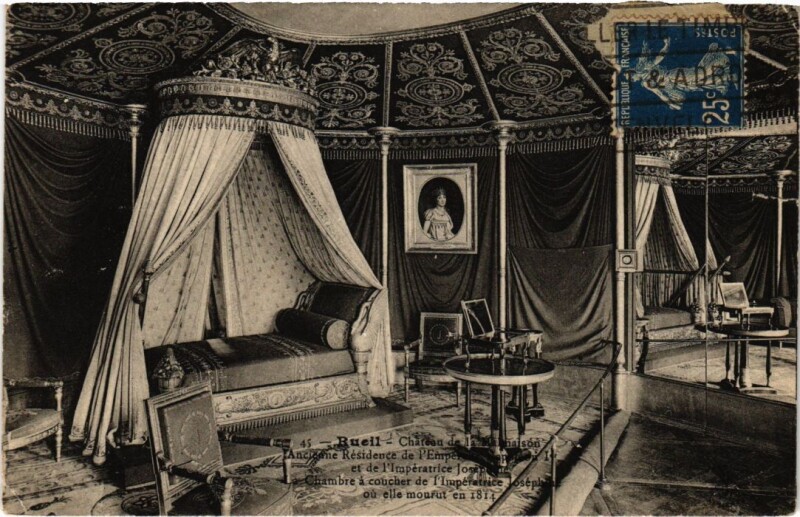Carte postale ancienne Rueil-Malmaison Chateau de la Malmaison - Interieur à Rueil-Malmaison