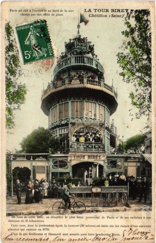 Carte postale ancienne Chatillon La Tour Biret