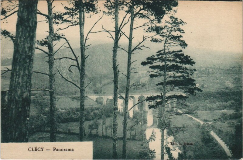 Carte postale ancienne Clecy Panorama