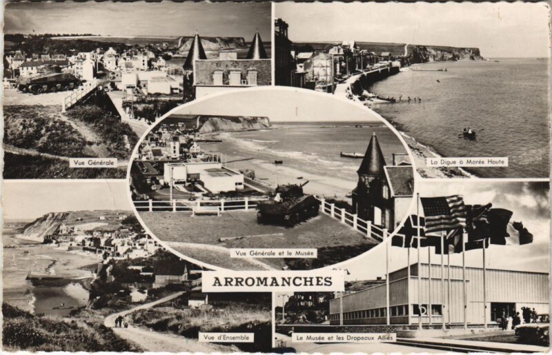 Carte postale ancienne Arromanches Scenes