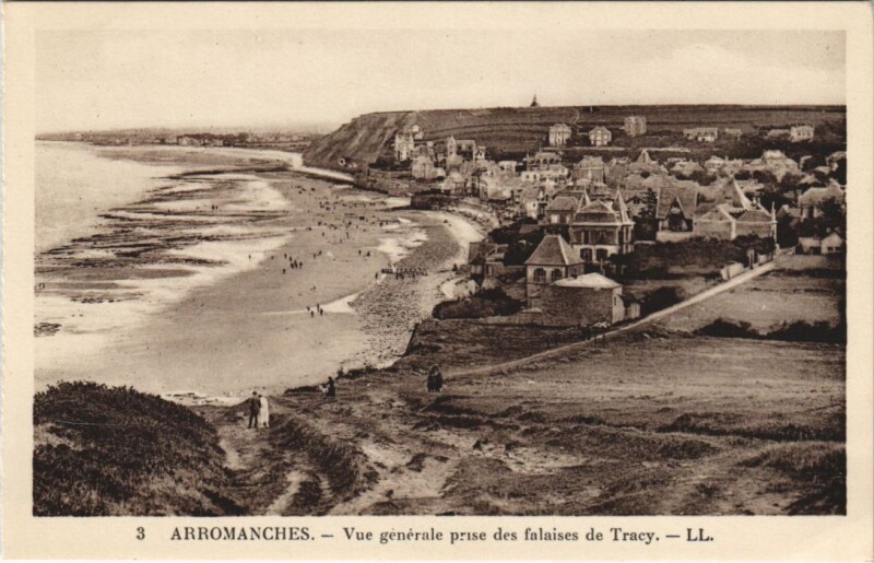 Carte postale ancienne Arromanches Vue Generale
