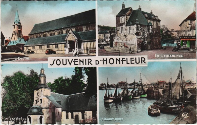 Carte postale ancienne Honfleur Scenes à Honfleur