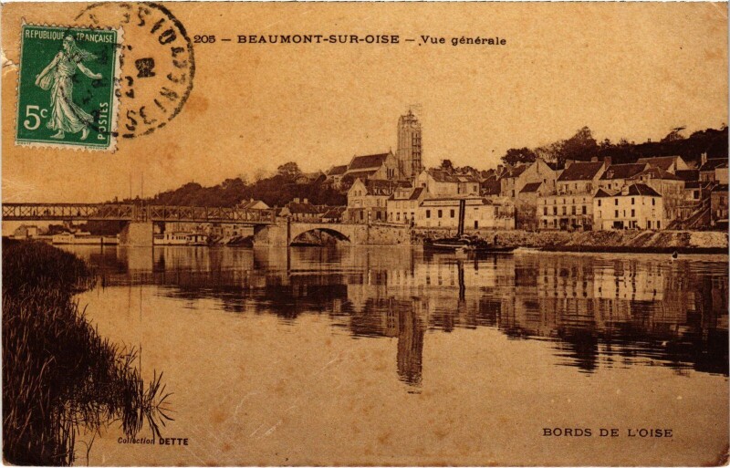 Carte postale ancienne Beaumont vue generale