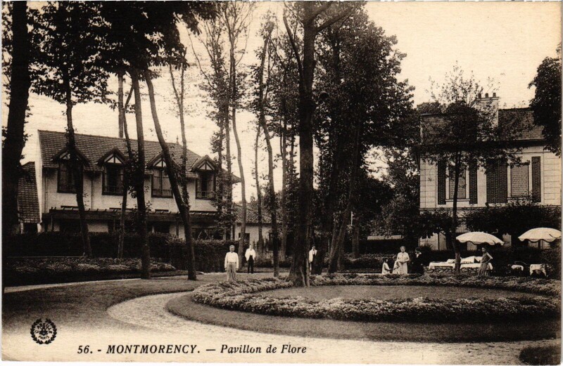 Carte postale ancienne Montmorency Pavillon de Flore à Montmorency
