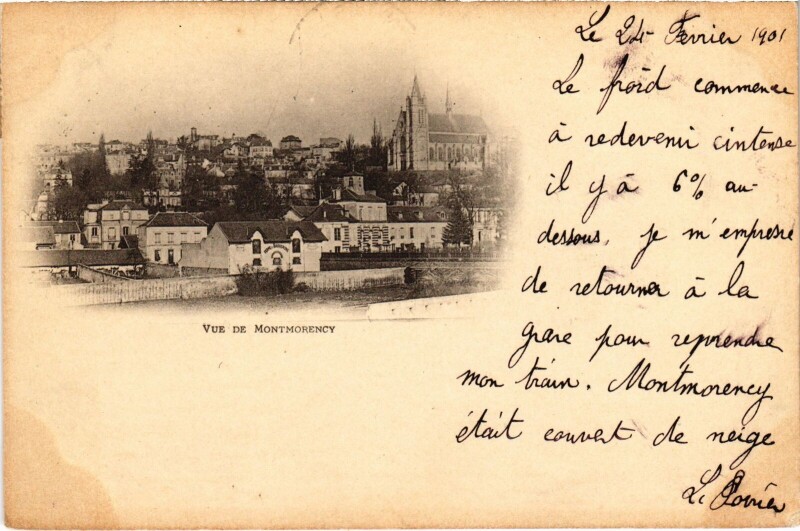 Carte postale ancienne Montmorency à Montmorency