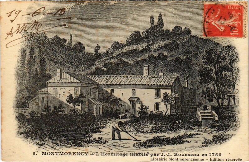Carte postale ancienne Montmorency Hermitage à Montmorency