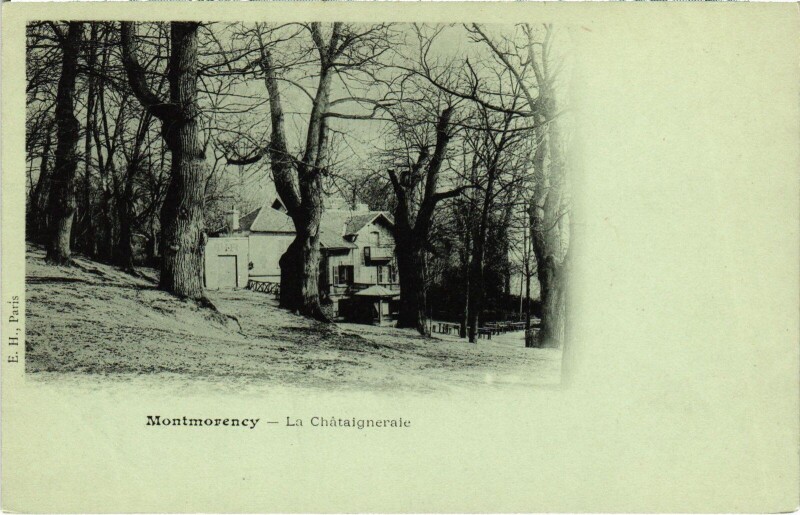 Carte postale ancienne Montmorency La Chataigneraie à Montmorency