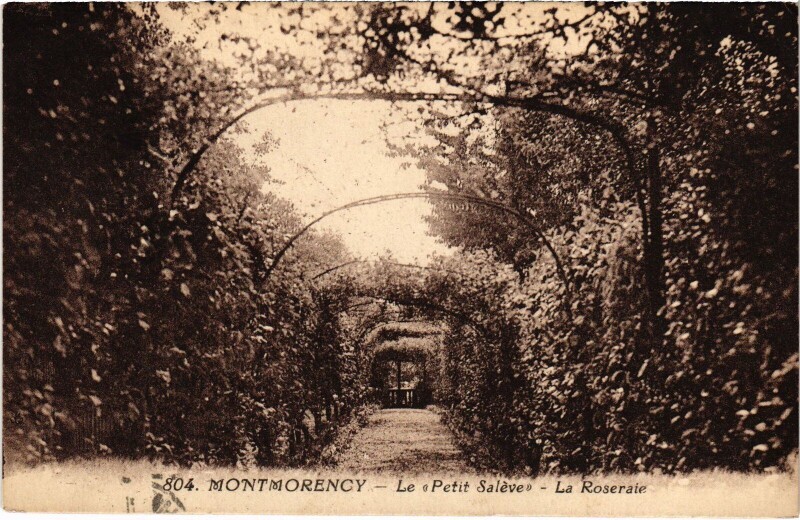 Carte postale ancienne Montmorency Le Petit Saleve La Roseraie à Montmorency
