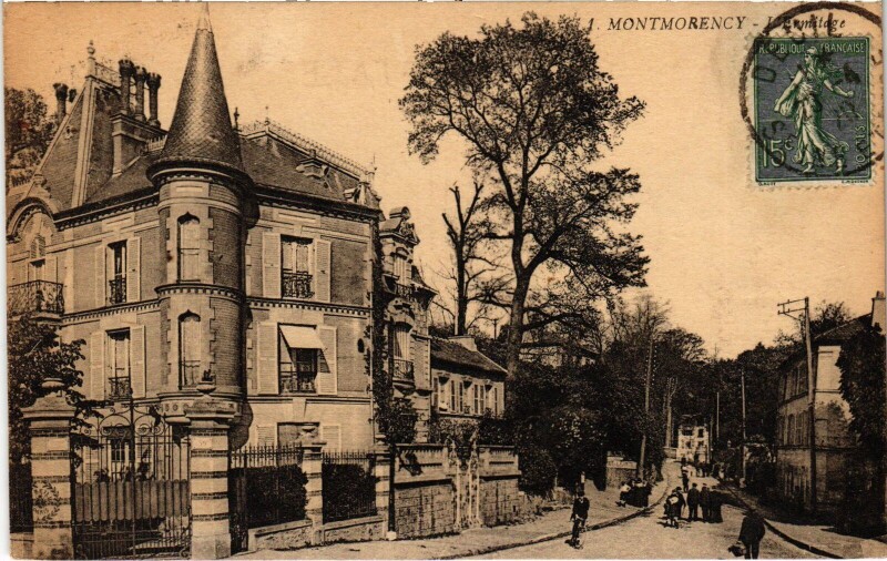 Carte postale ancienne Montmorency Ermitage à Montmorency