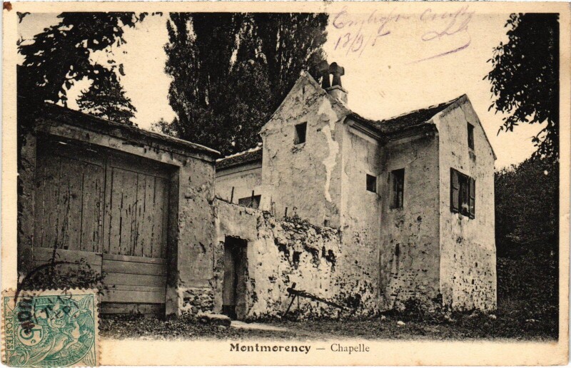 Carte postale ancienne Montmorency Chapelle à Montmorency