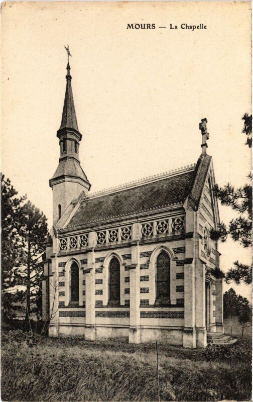 Carte postale ancienne Mours La Chapelle à Mours
