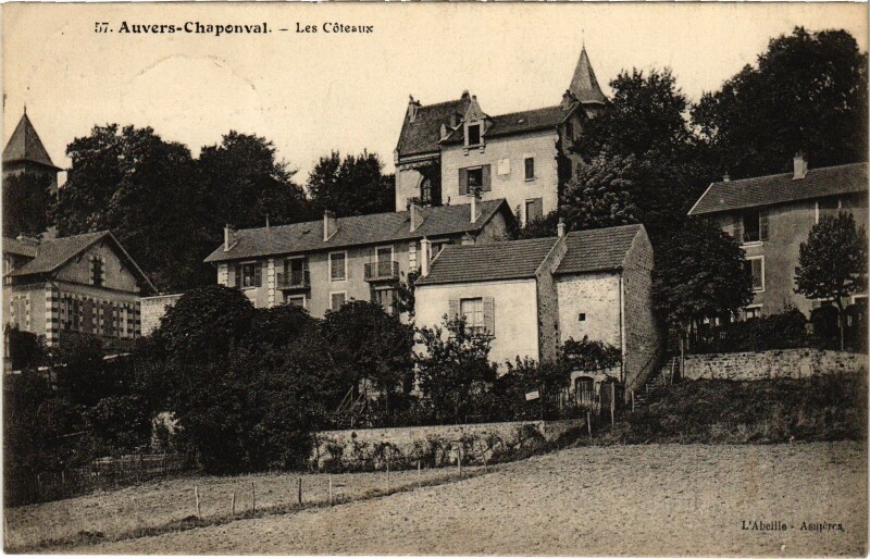 Carte postale ancienne Auvers Les Coteaux