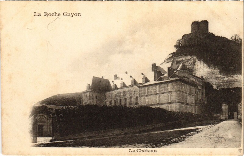 Carte postale ancienne La Roche Guyon Le Chateau à La Roche-Guyon