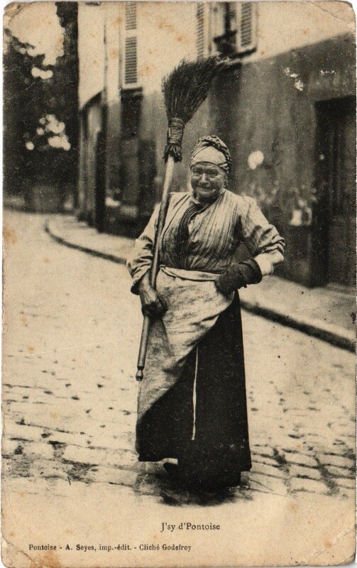 Carte postale ancienne Pontoise J'sy à Pontoise