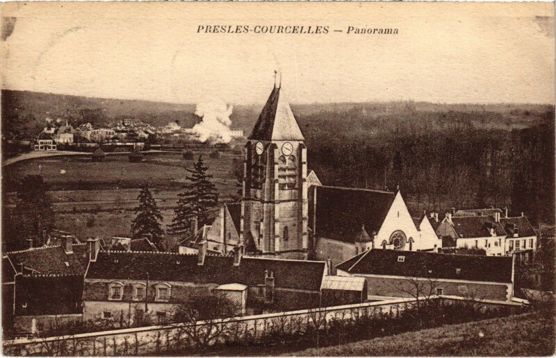 Carte postale ancienne Pontoise panorama à Pontoise