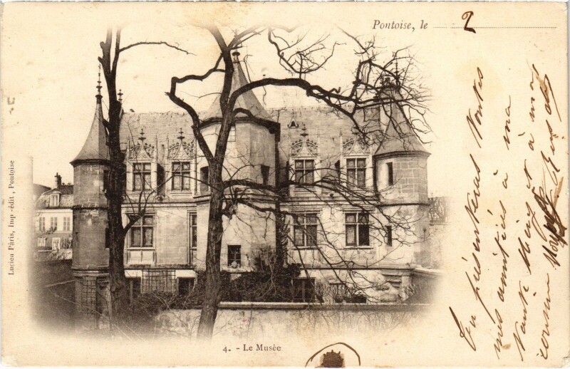 Carte postale ancienne Pontoise Le Musee à Pontoise