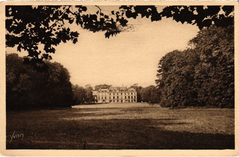 Carte postale ancienne Pontoise Ecole Secondaire Saint-Martin vue generale à Pontoise