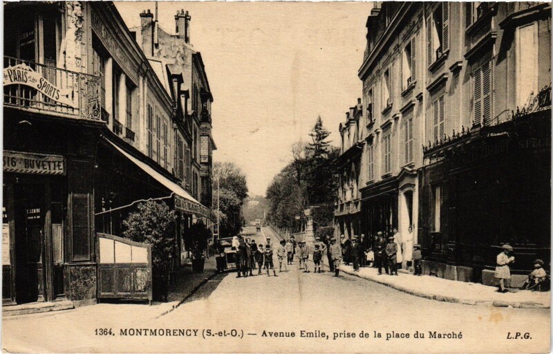 Carte postale ancienne Montmorency Avenue Emile à Montmorency