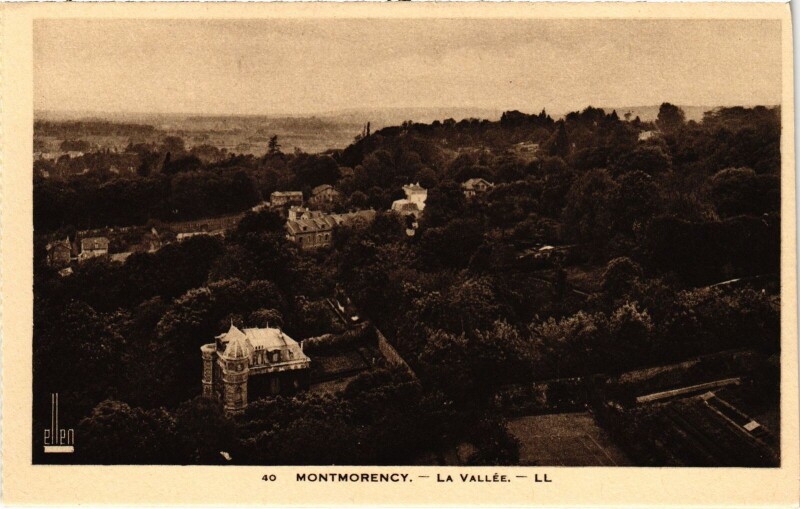 Carte postale ancienne Montmorency La Vallee à Montmorency