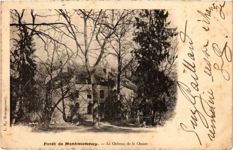 Carte postale ancienne Montmorency Le Chateau de la Chasse à Montmorency