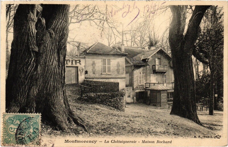 Carte postale ancienne Montmorency La Chataigneraie Maison Rochard à Montmorency