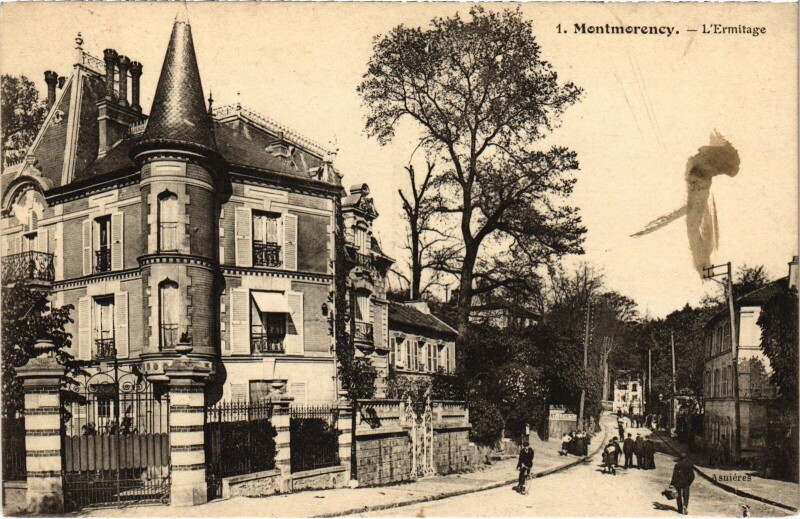 Carte postale ancienne Montmorency Ermitage à Montmorency