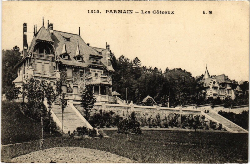 Carte postale ancienne Parmain Les Coteaux à Parmain