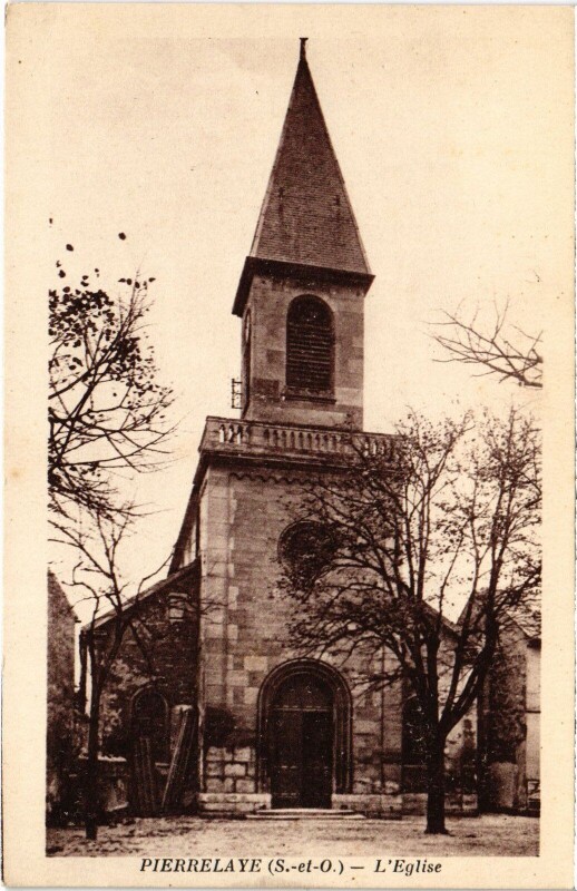 Carte postale ancienne Pierrelaye Eglise à Pierrelaye