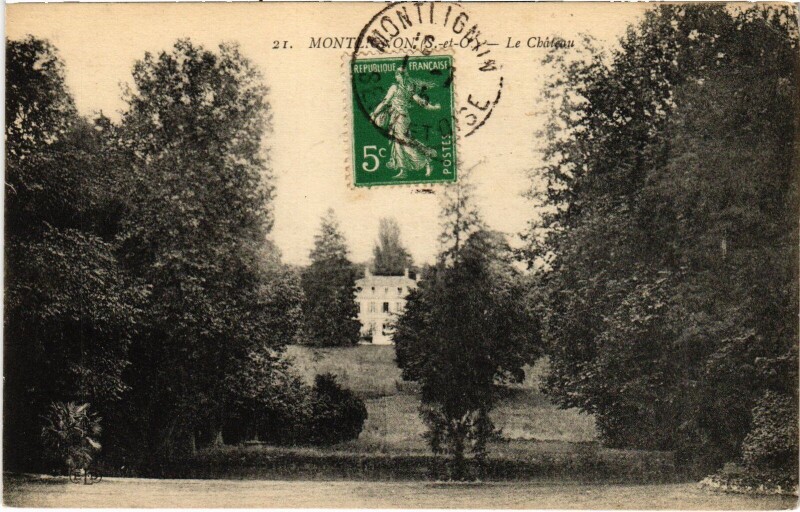Carte postale ancienne Montlignon Le Chateau à Montlignon