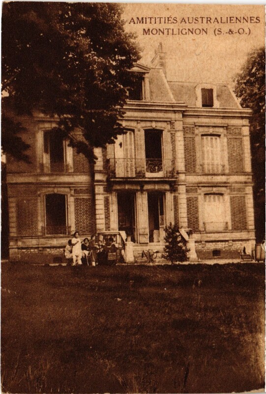 Carte postale ancienne Montlignon Amitities Australiennes à Montlignon