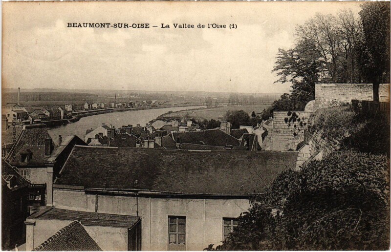 Carte postale ancienne Beaumont La Vallee de l'Oise