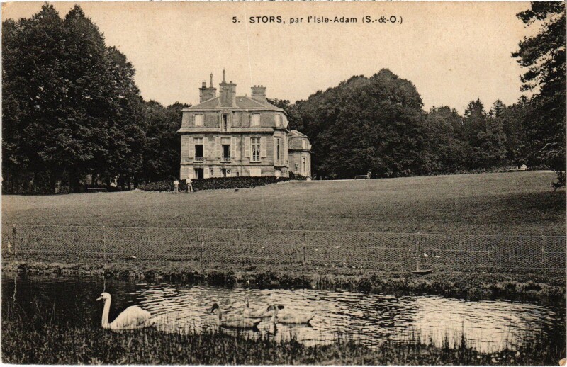 Carte postale ancienne L'Isle Adam Chateau de Stors à L'Isle-Adam