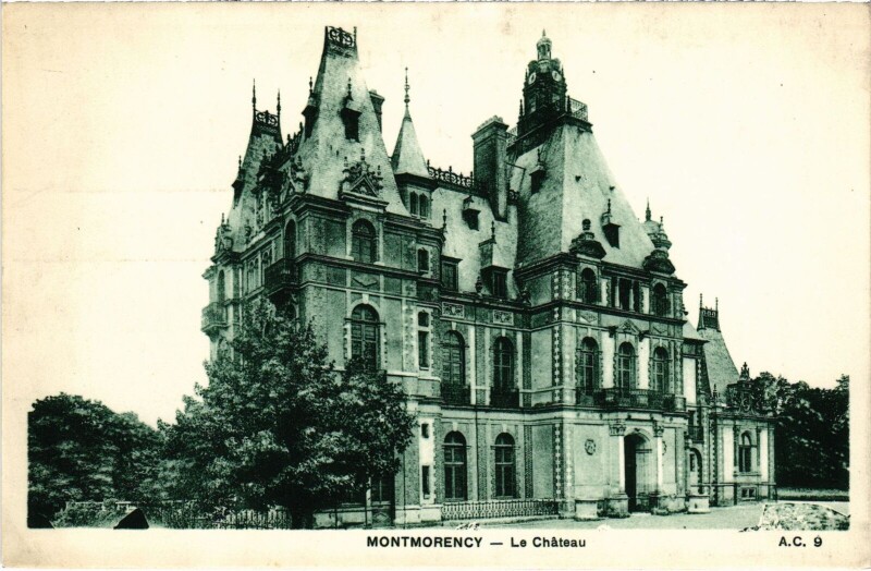 Carte postale ancienne Montmorency Le Chateau à Montmorency