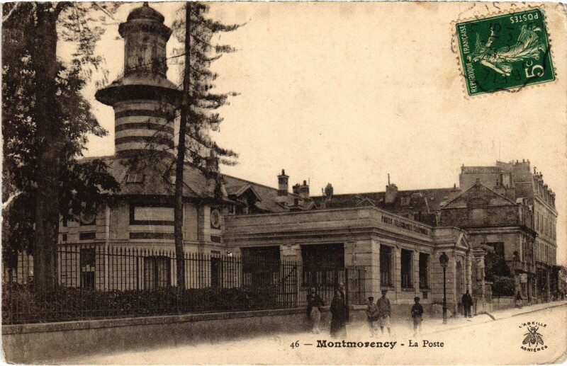 Carte postale ancienne Montmorency La Poste à Montmorency
