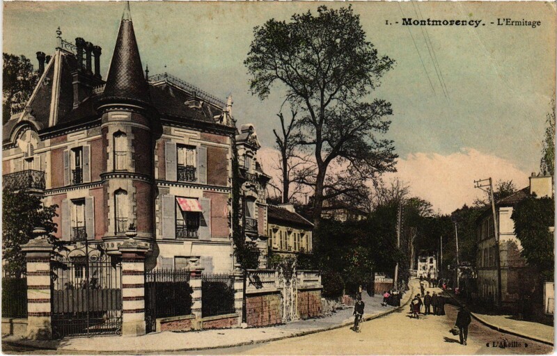 Carte postale ancienne Montmorency Ermitage à Montmorency