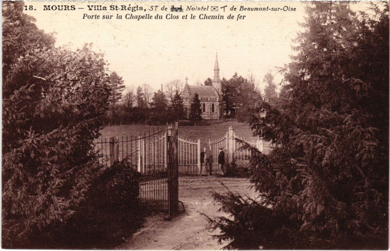 Carte postale ancienne Mours Villa Saint-Regis à Mours