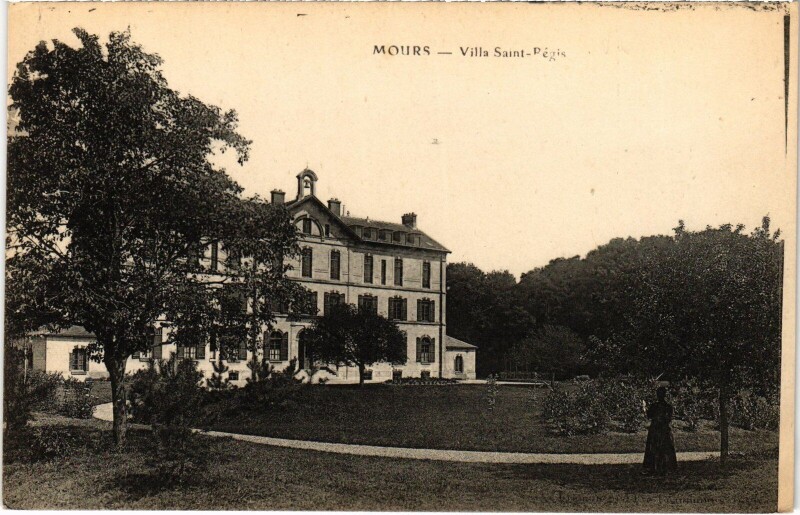 Carte postale ancienne Mours Villa Saint-Regis à Mours