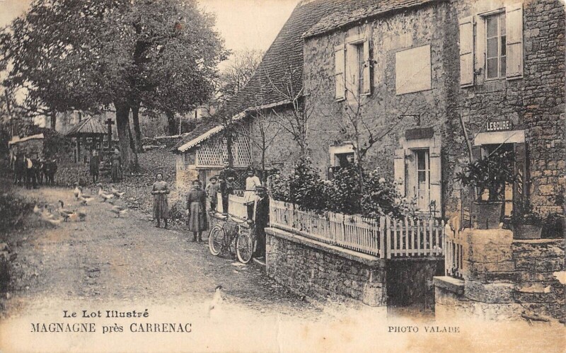 Carte postale ancienne Magnagne Pres Carrenac